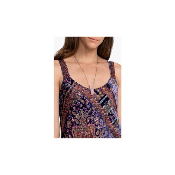 COPY - COPY - JOHNNY WAS OMO BURNOUT PEONY DRESS - Picture 7 of 12